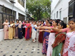 The oath-taking and flag-hoisting ceremony conducted at the commencement of the year on 1st January 2026